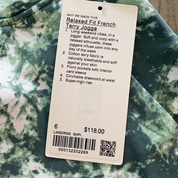 Lululemon relaxed fit French terry jogger - Picture 2 of 5